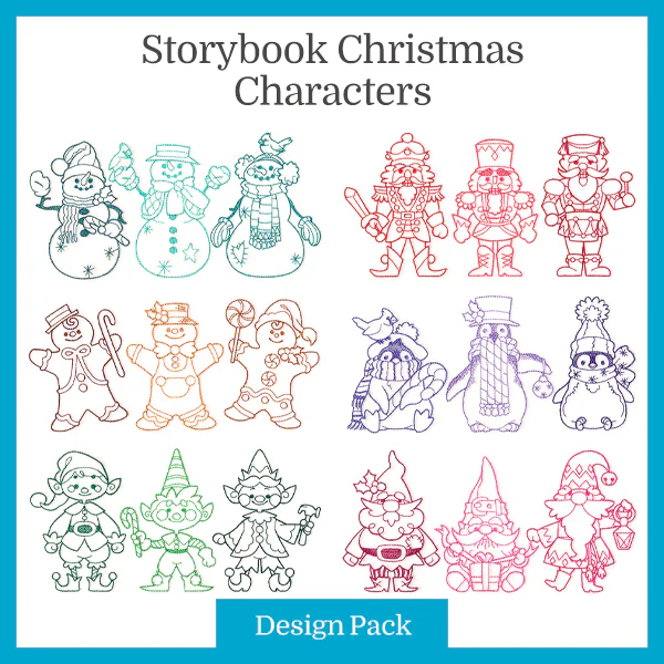 A Storybook Christmas Characters Design Pack - Image 9