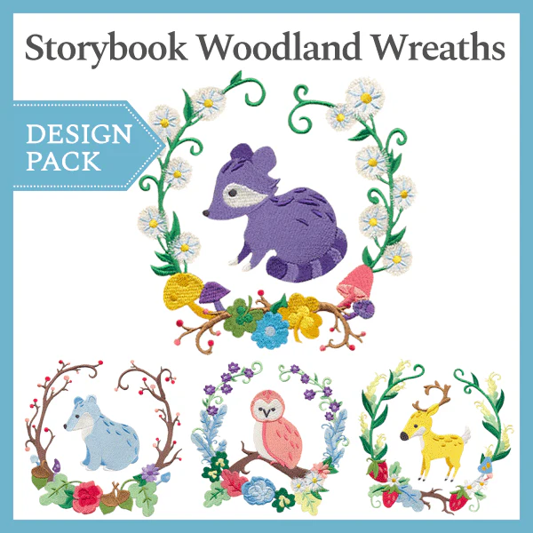 A Storybook Woodland Wreaths Design Pack - Image 4