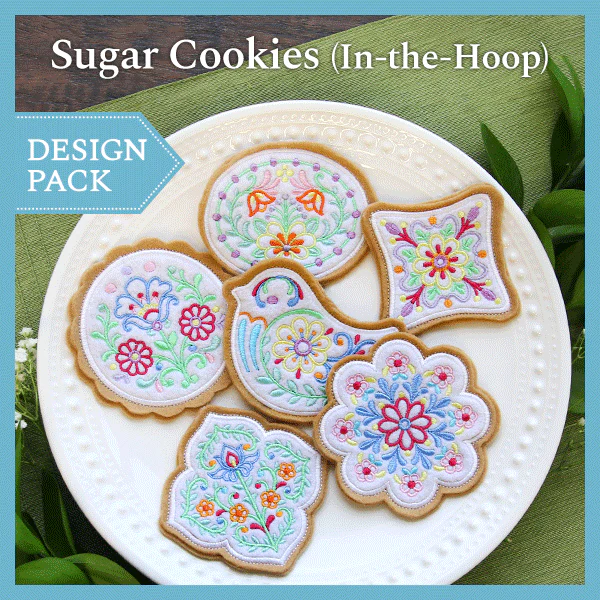 A Sugar Cookies (In-the-Hoop) Design Pack - Image 3