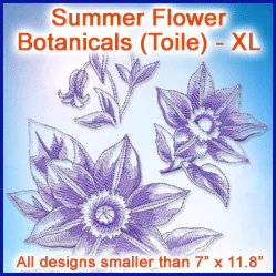 A Summer Flower Botanicals (Toile) Design Pack - Image 2