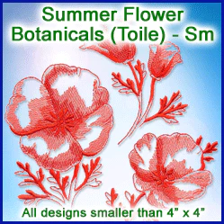A Summer Flower Botanicals (Toile) Design Pack - Image 5