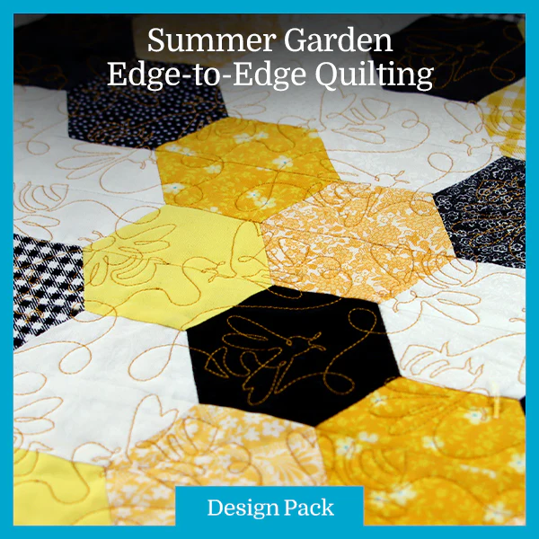 A Summer Garden (Edge-to-Edge Quilting) Design Pack - Image 4
