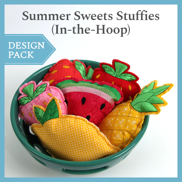 A Summer Sweets Stuffies (In-the-Hoop) Design Pack - Image 3