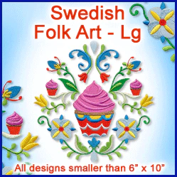 A Swedish Folk Art Design Pack - Image 3