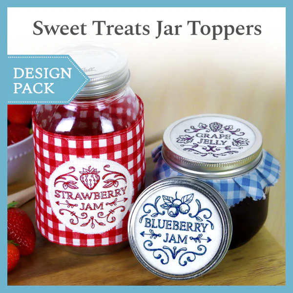 A Sweet Treats Jar Toppers Design Pack - Image 3