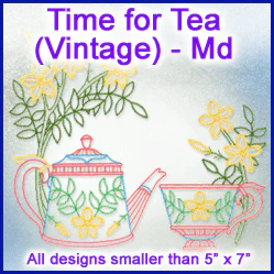 A Time for Tea (Vintage) Design Pack - Image 2