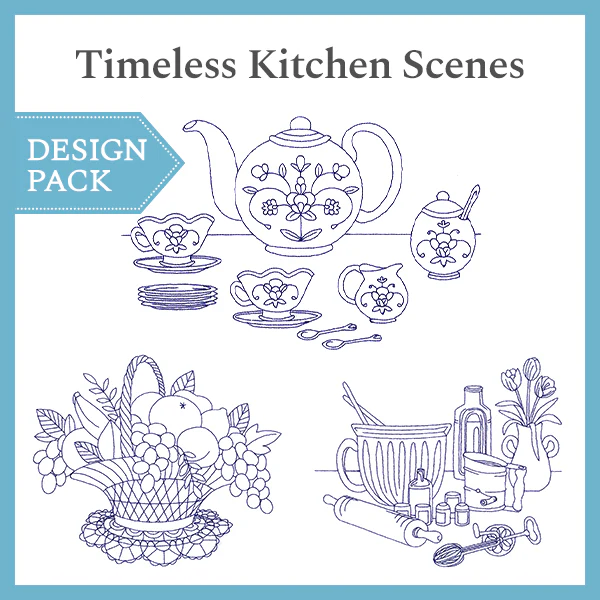 A Timeless Kitchen Scenes Design Pack - Image 2
