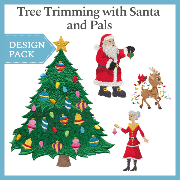 A Tree Trimming with Santa and Pals Design Pack - Image 3