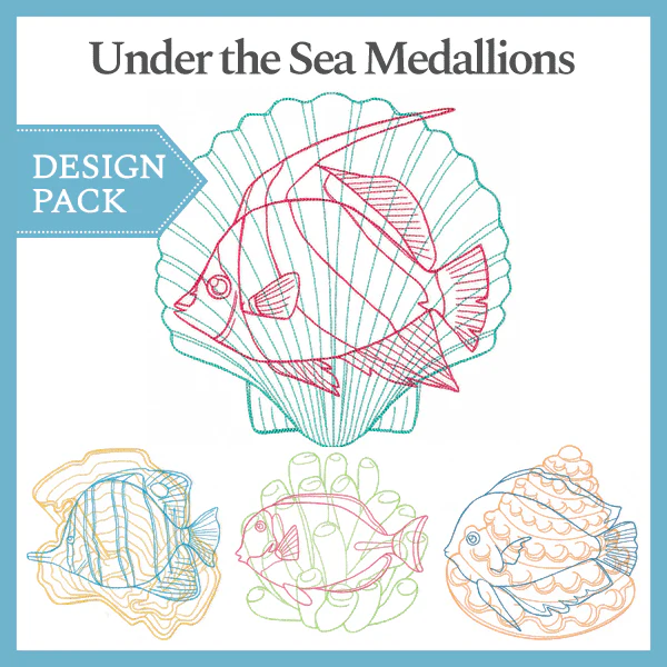 A Under the Sea Medallions Design Pack - Image 3