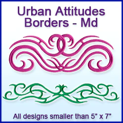 A Urban Attitudes Borders Design Pack - Image 2