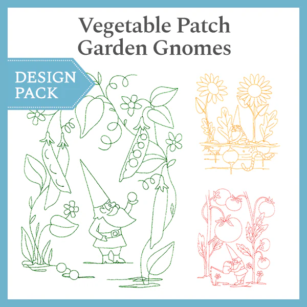 A Vegetable Patch Garden Gnomes Design Pack - Image 3
