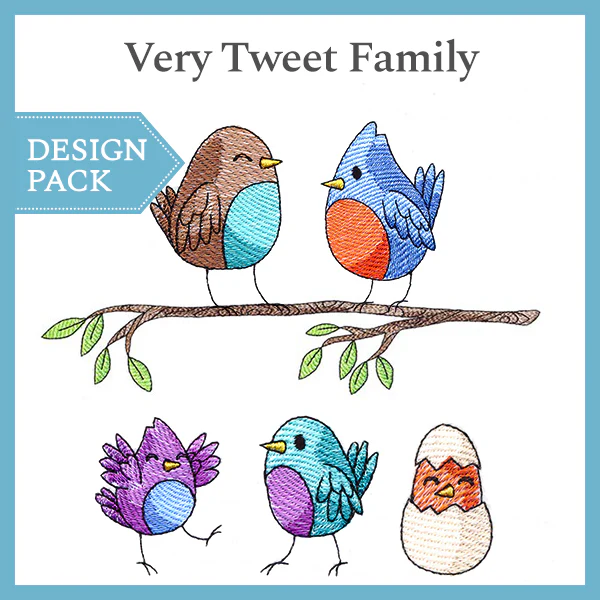 A Very Tweet Family Design Pack - Image 3