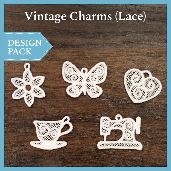 A Vintage Charms (Lace) Design Pack - Image 2
