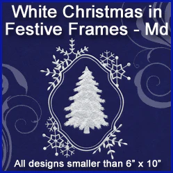 A White Christmas in Festive Frames Design Pack - Image 2