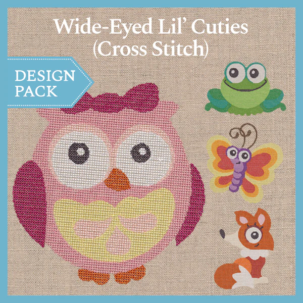 A Wide-Eyed Lil' Cuties (Cross Stitch) Design Pack - Image 2