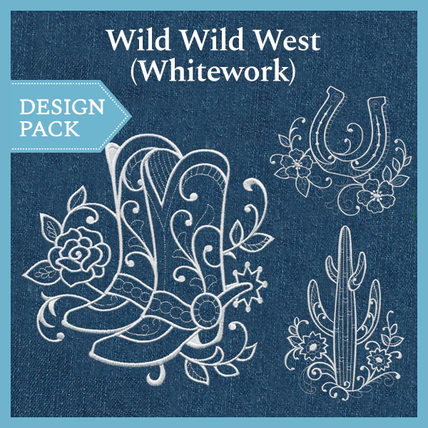 A Wild Wild West (Whitework) Design Pack - Image 2