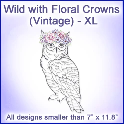 A Wild with Floral Crowns (Vintage) Design Pack - Image 2