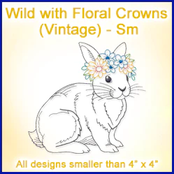 A Wild with Floral Crowns (Vintage) Design Pack - Image 5
