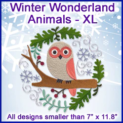 A Winter Woodland Animals Design Pack - Image 2