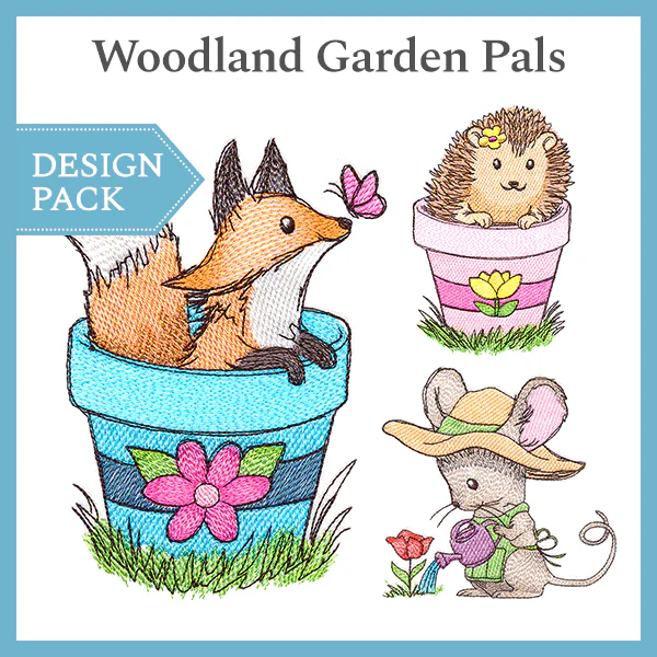 A Woodland Garden Pals Design Pack - Image 3