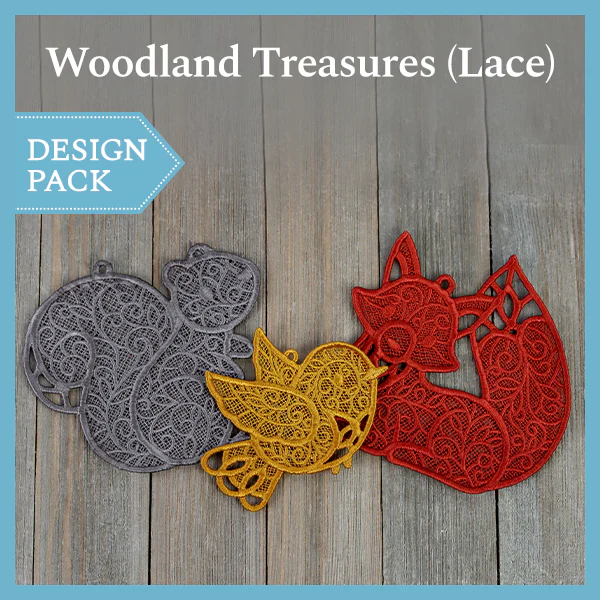A Woodland Treasures (Lace) Design Pack - Image 3