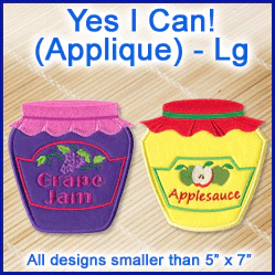 A Yes I Can! (Applique) Design Pack - Image 3