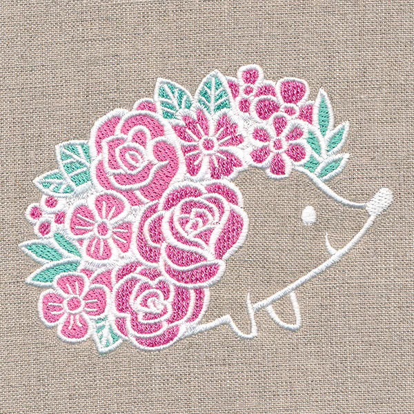 Adorable Floral Hedgehog - Image 3