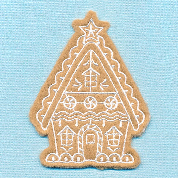 Adorable Gingerbread House (In-the-Hoop) - Image 5