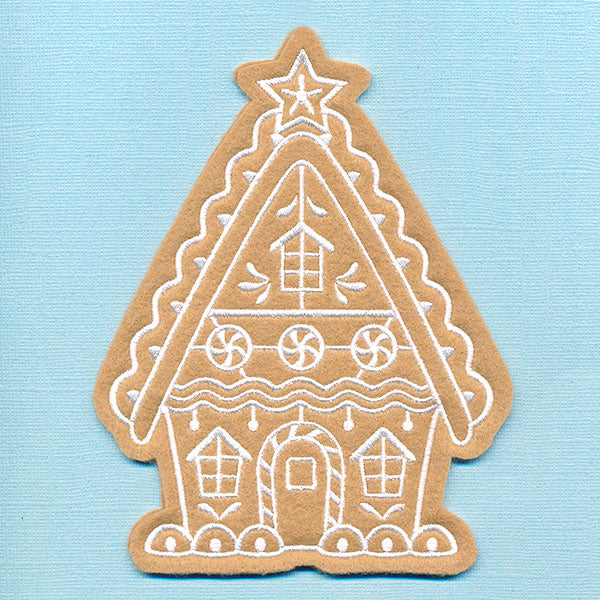Adorable Gingerbread House (In-the-Hoop) - Image 7