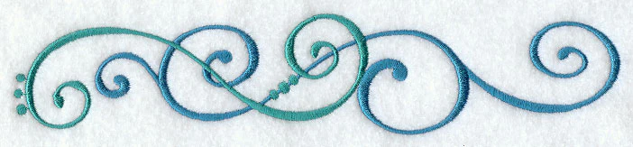 Alhena Swirl Border