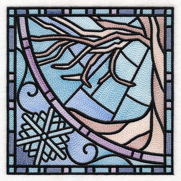 All The Seasons Stained Glass Tree - Winter - Image 13