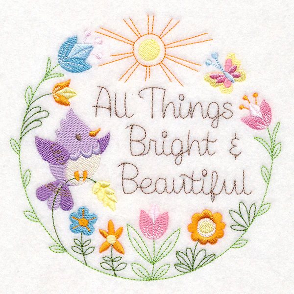 All Things Bright & Beautiful Wreath - Image 3