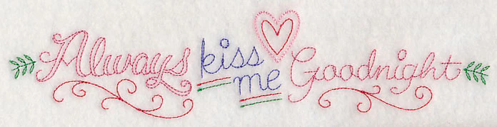 Always Kiss Me Goodnight Border (Vintage) - Image 2