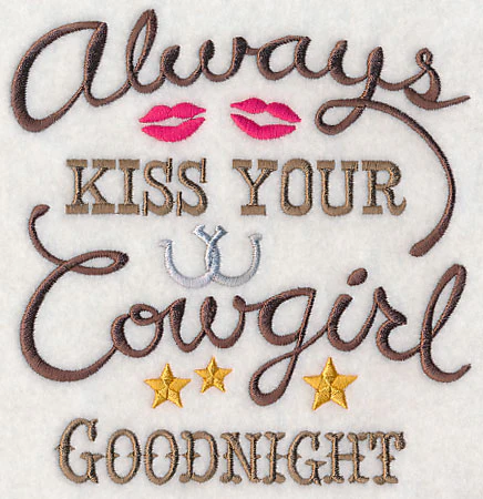 Always Kiss Your Cowgirl Goodnight - Image 3