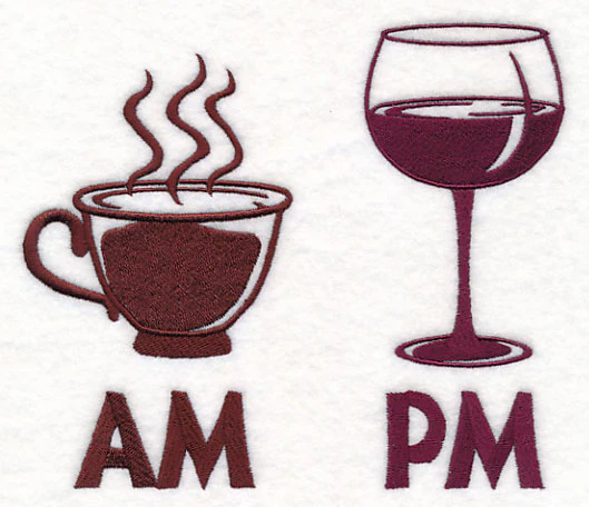 AM Coffee, PM Wine - Image 2
