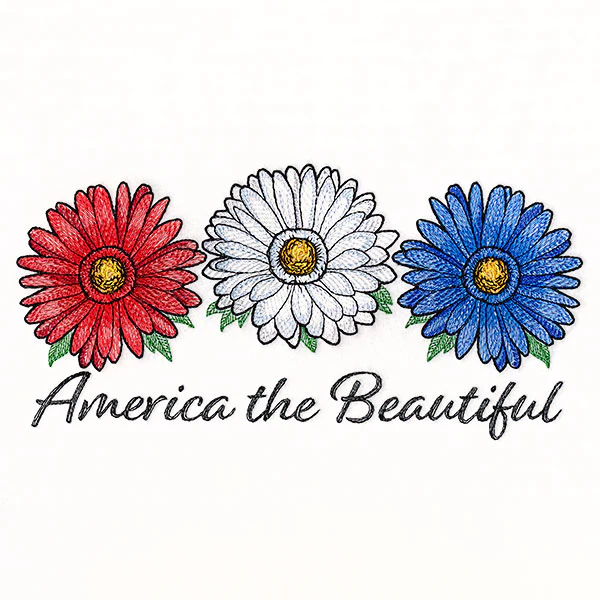 America the Beautiful Daisies - Image 3