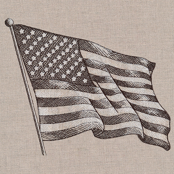 American Flag Etching - Image 7
