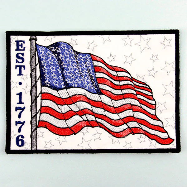 Americana Est. 1776 Mug Rug (In-the-Hoop) - Image 6