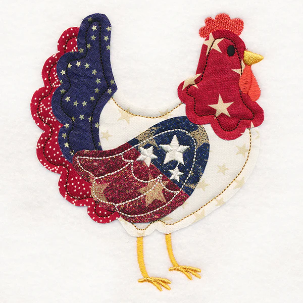 Americana Hen (Crafty Cut Applique) - Image 2