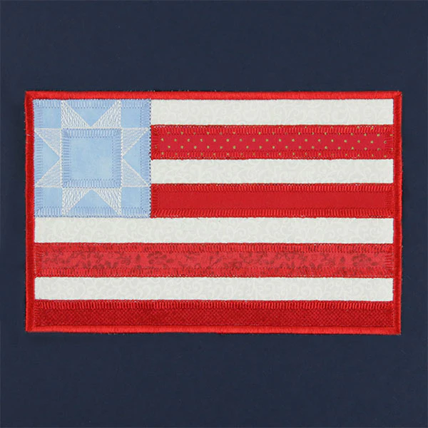 Americana Mug Rug (In-the-Hoop) - Image 2
