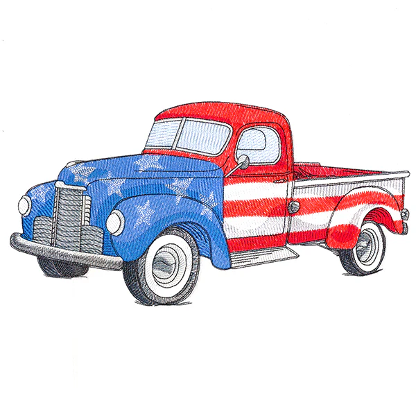 Americana Retro Truck - Image 5