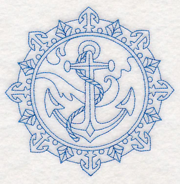 Anchor Medallion (Bluework) - Image 4