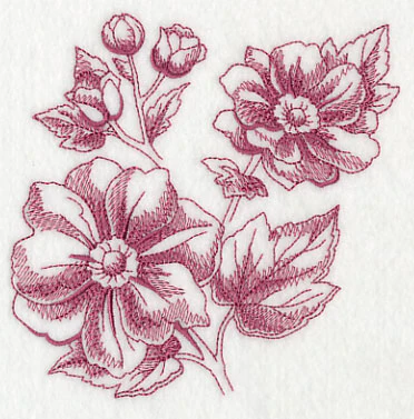 Anemone Botanical (Toile) - Image 4