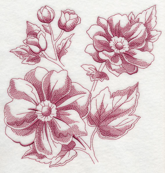 Anemone Botanical (Toile) - Image 6
