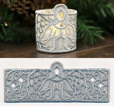 Angel Candle Wrap (Lace) - Image 2
