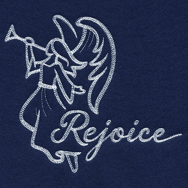 Angel with Rejoice (Whitework) - Image 4
