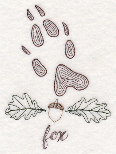 Animal Tracks - Fox (Vintage) - Image 2