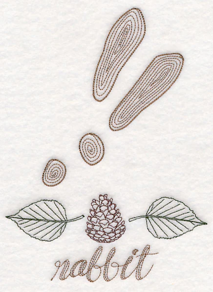 Animal Tracks - Rabbit (Vintage) - Image 2