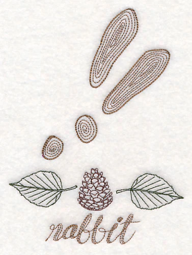 Animal Tracks - Rabbit (Vintage) - Image 3