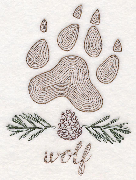 Animal Tracks - Wolf (Vintage) - Image 2